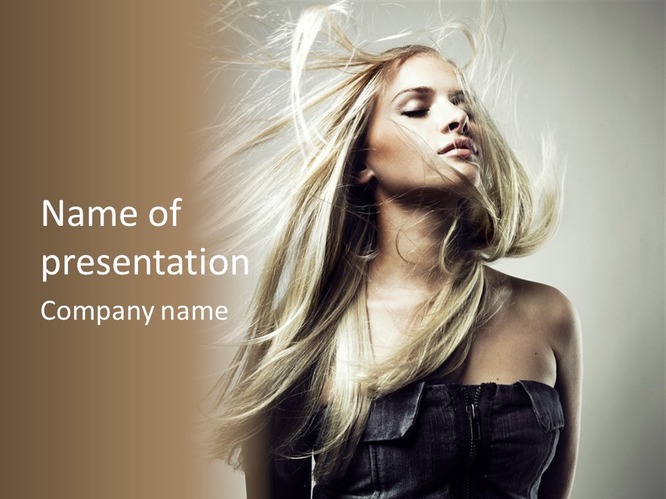 Tribute To Holly Valance: Kiss Kiss (Hit 2001) PowerPoint Template