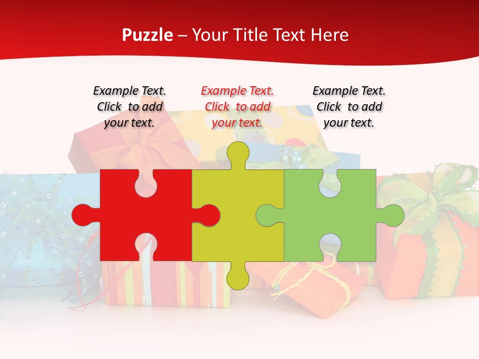 Bow Gift Box PowerPoint Template