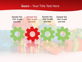 Bow Gift Box PowerPoint Template