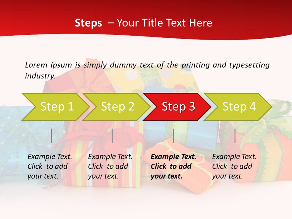 Bow Gift Box PowerPoint Template