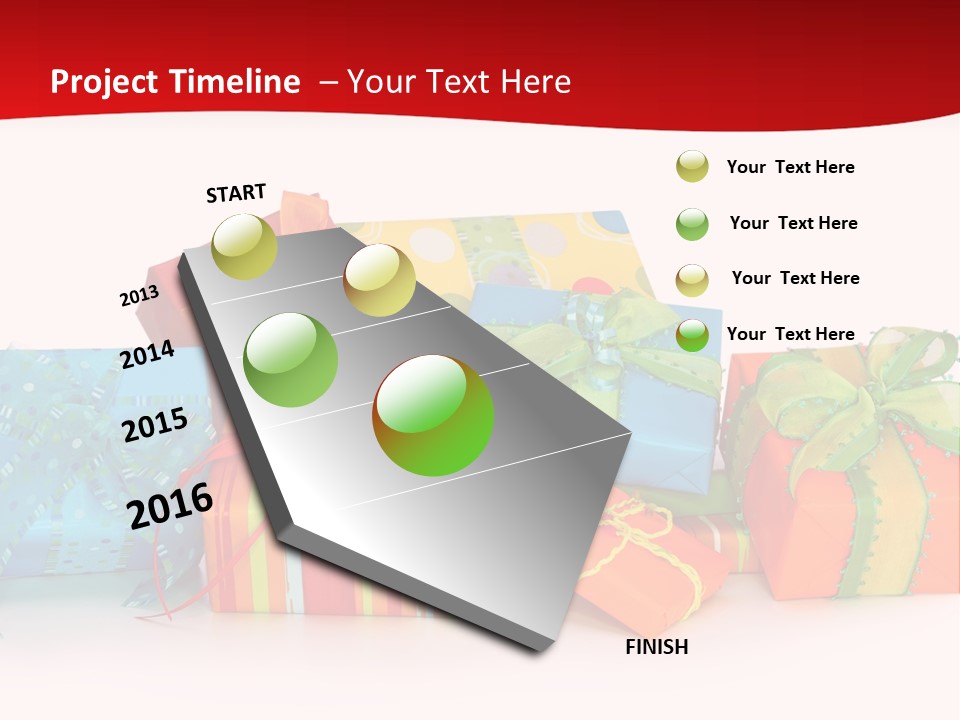 Bow Gift Box PowerPoint Template