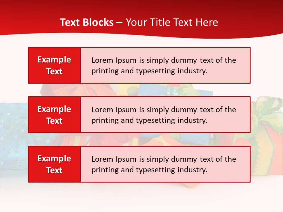 Bow Gift Box PowerPoint Template