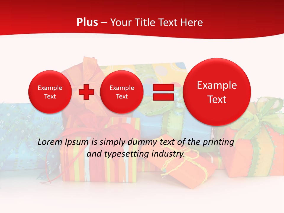 Bow Gift Box PowerPoint Template