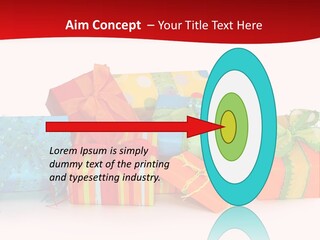 Bow Gift Box PowerPoint Template