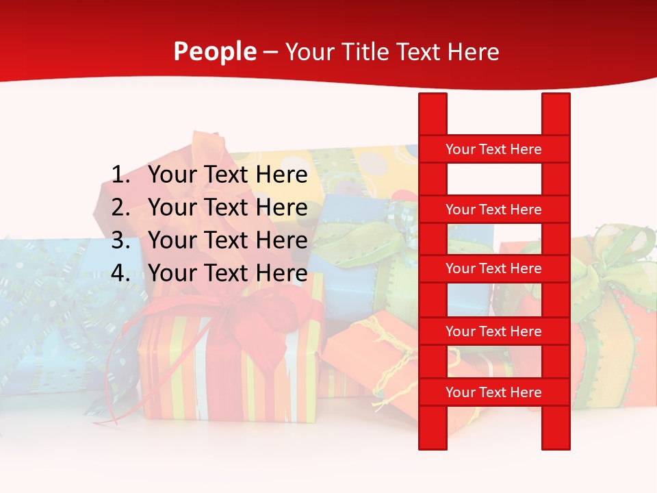 Bow Gift Box PowerPoint Template