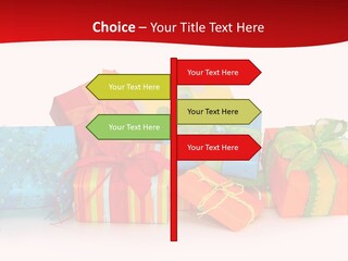 Bow Gift Box PowerPoint Template