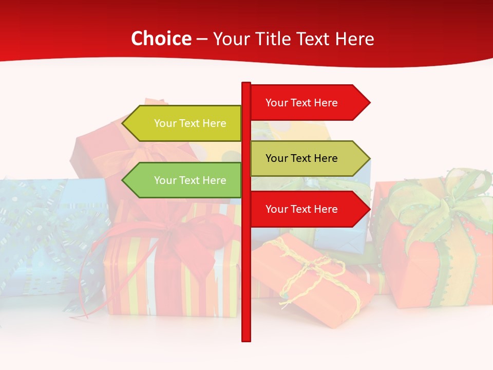 Bow Gift Box PowerPoint Template