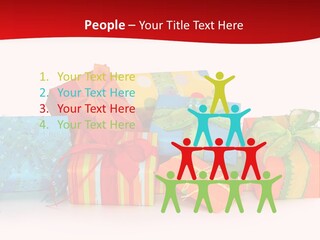 Bow Gift Box PowerPoint Template