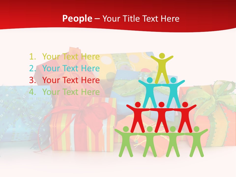 Bow Gift Box PowerPoint Template