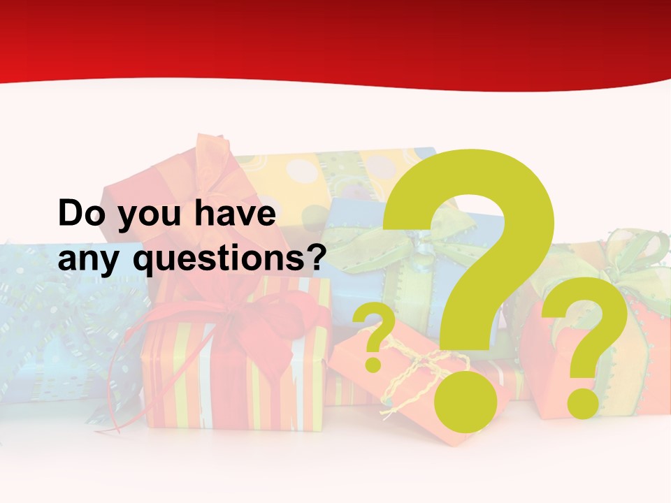 Bow Gift Box PowerPoint Template