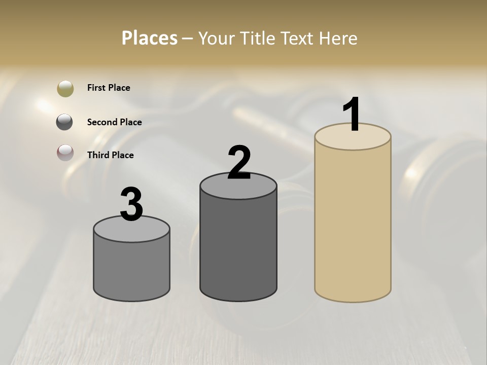 Closeup Metallic Equipment PowerPoint Template