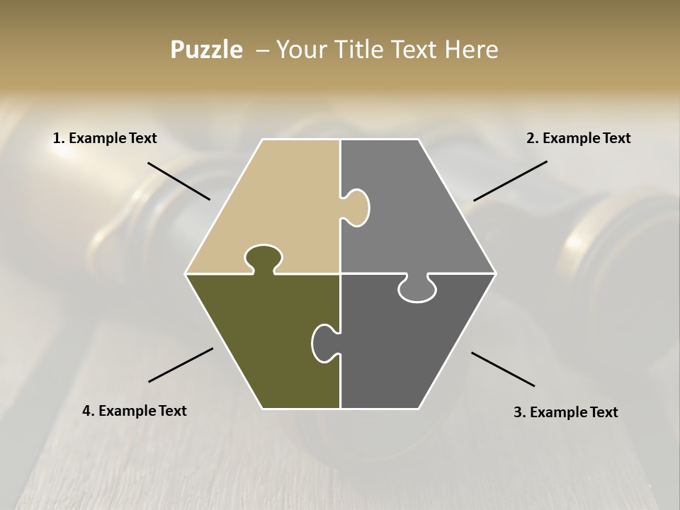 Closeup Metallic Equipment PowerPoint Template