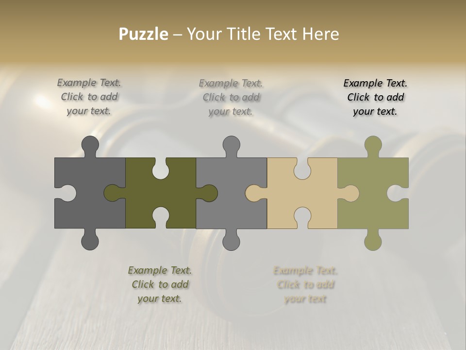 Closeup Metallic Equipment PowerPoint Template