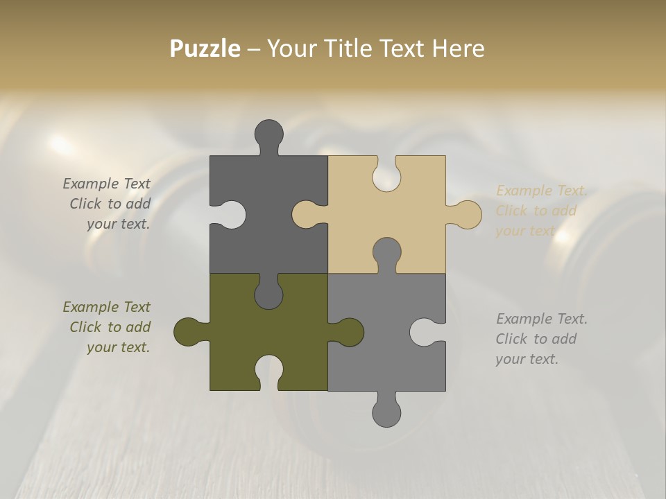Closeup Metallic Equipment PowerPoint Template