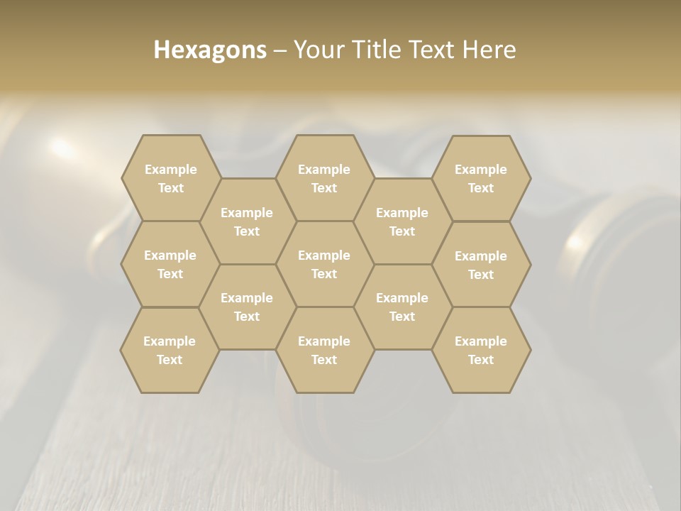 Closeup Metallic Equipment PowerPoint Template