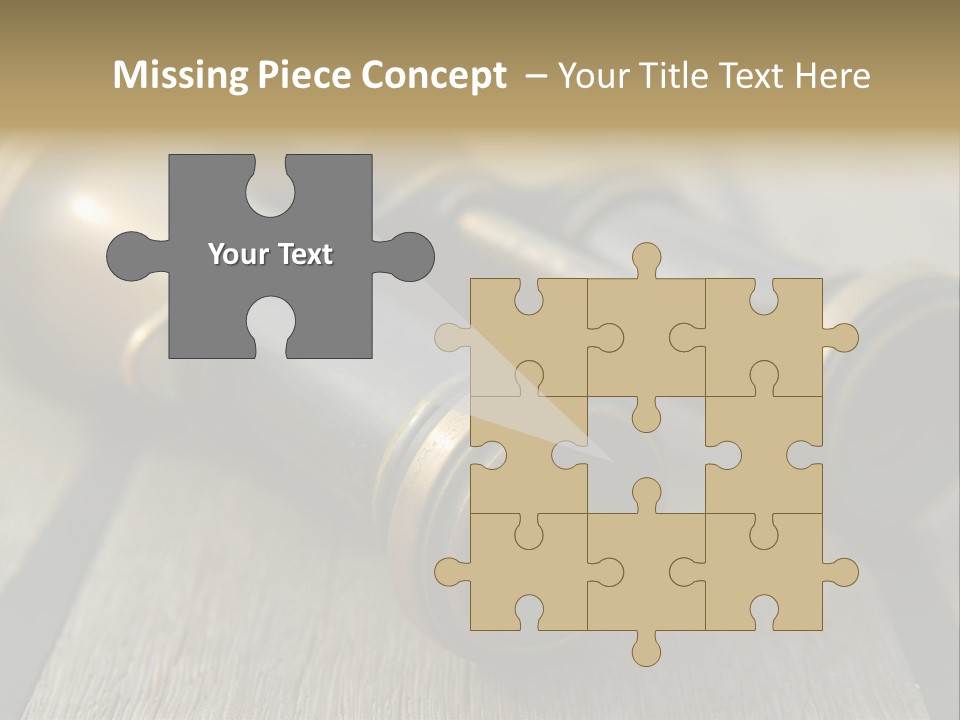 Closeup Metallic Equipment PowerPoint Template