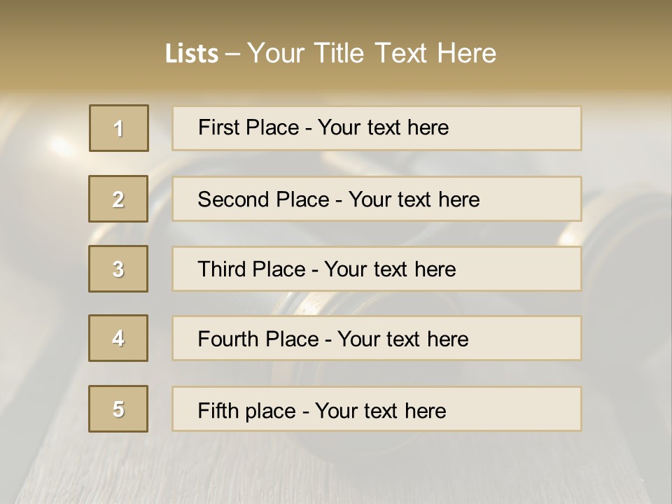 Closeup Metallic Equipment PowerPoint Template