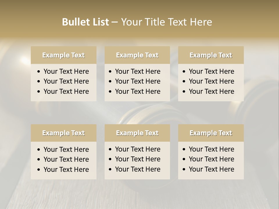Closeup Metallic Equipment PowerPoint Template