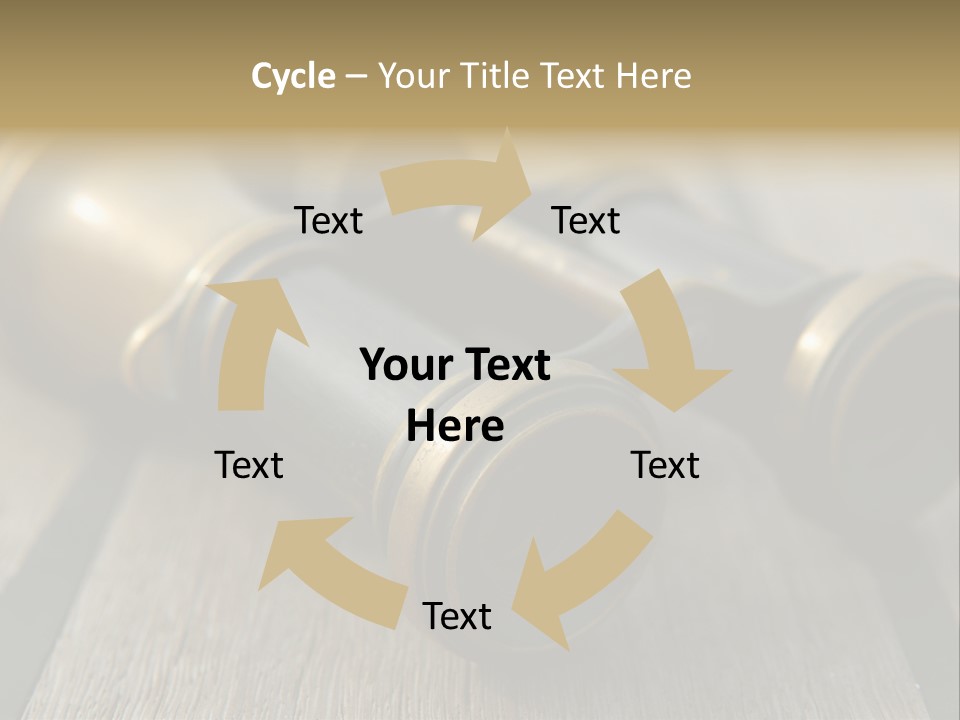 Closeup Metallic Equipment PowerPoint Template