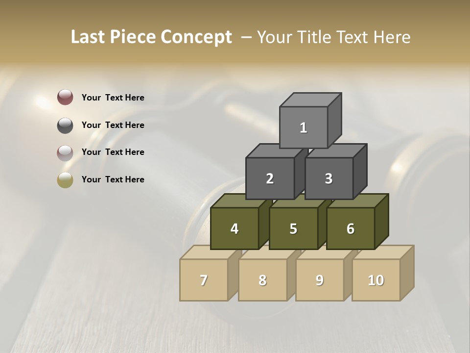 Closeup Metallic Equipment PowerPoint Template