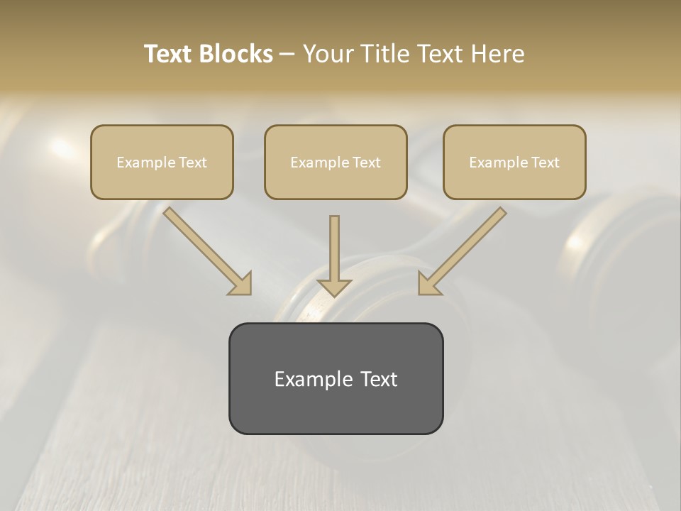 Closeup Metallic Equipment PowerPoint Template