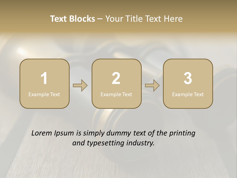 Closeup Metallic Equipment PowerPoint Template
