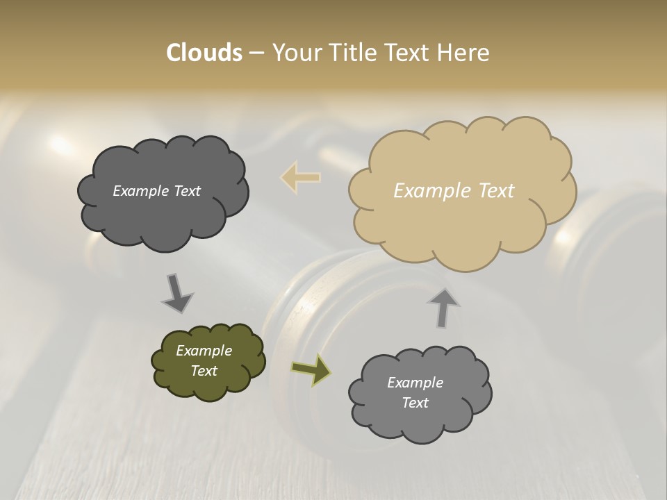 Closeup Metallic Equipment PowerPoint Template