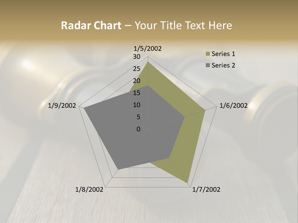 Closeup Metallic Equipment PowerPoint Template
