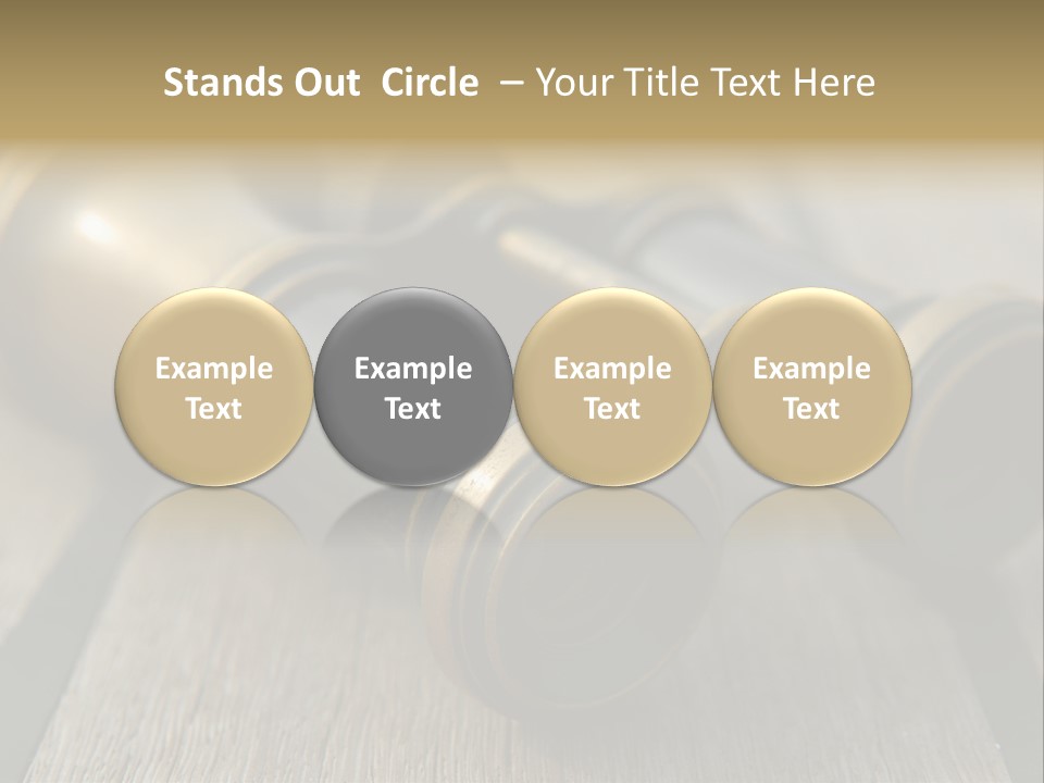 Closeup Metallic Equipment PowerPoint Template