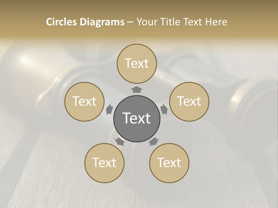 Closeup Metallic Equipment PowerPoint Template