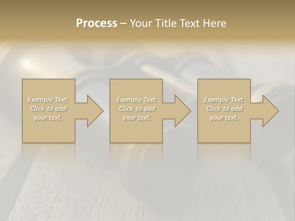 Closeup Metallic Equipment PowerPoint Template
