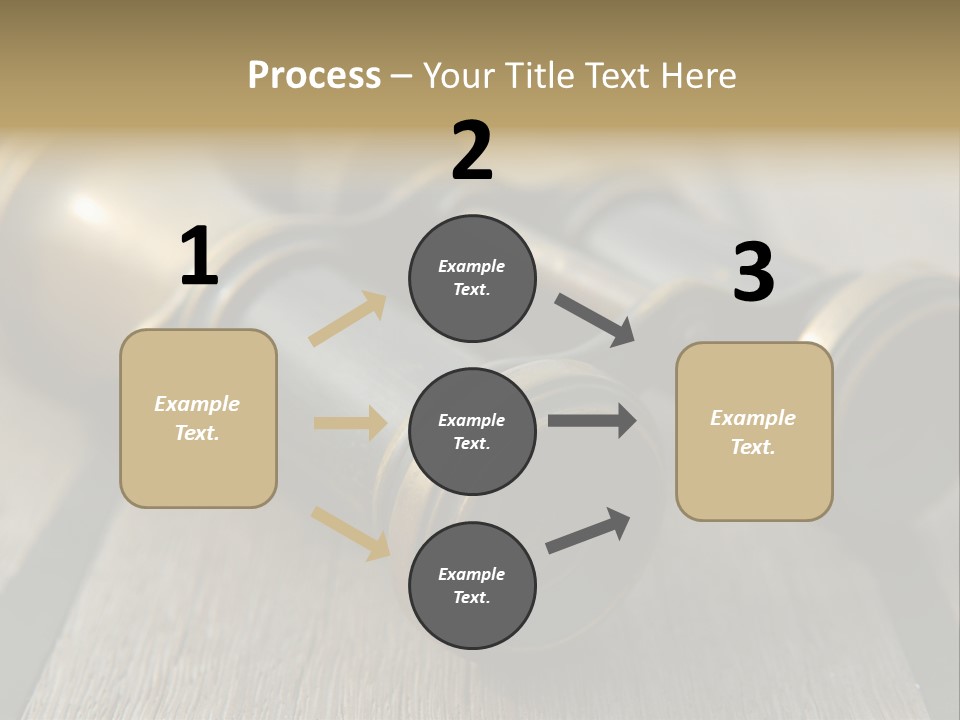Closeup Metallic Equipment PowerPoint Template