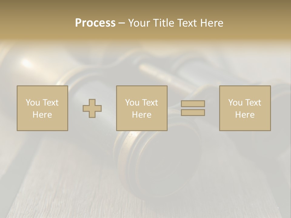 Closeup Metallic Equipment PowerPoint Template