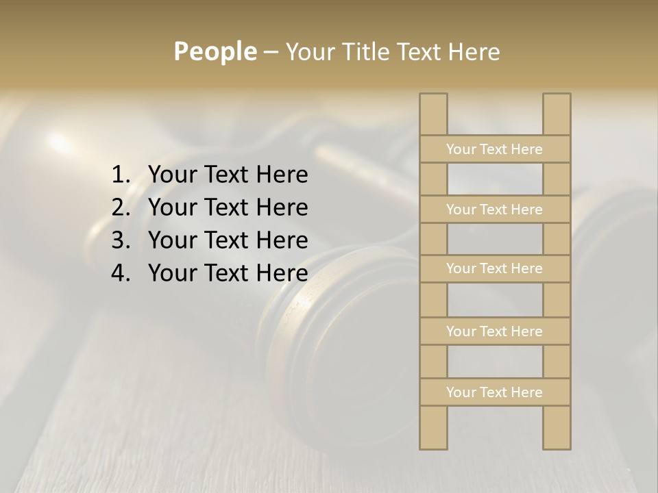 Closeup Metallic Equipment PowerPoint Template