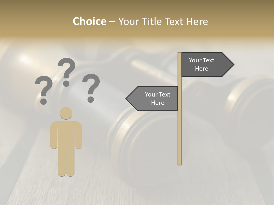 Closeup Metallic Equipment PowerPoint Template