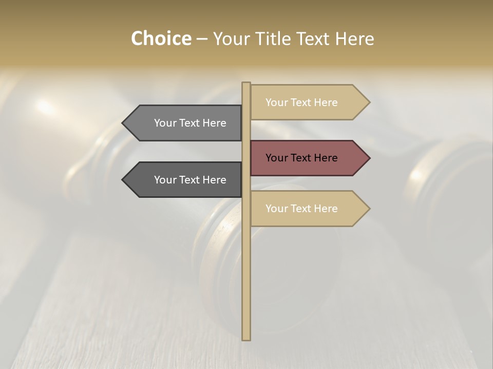 Closeup Metallic Equipment PowerPoint Template