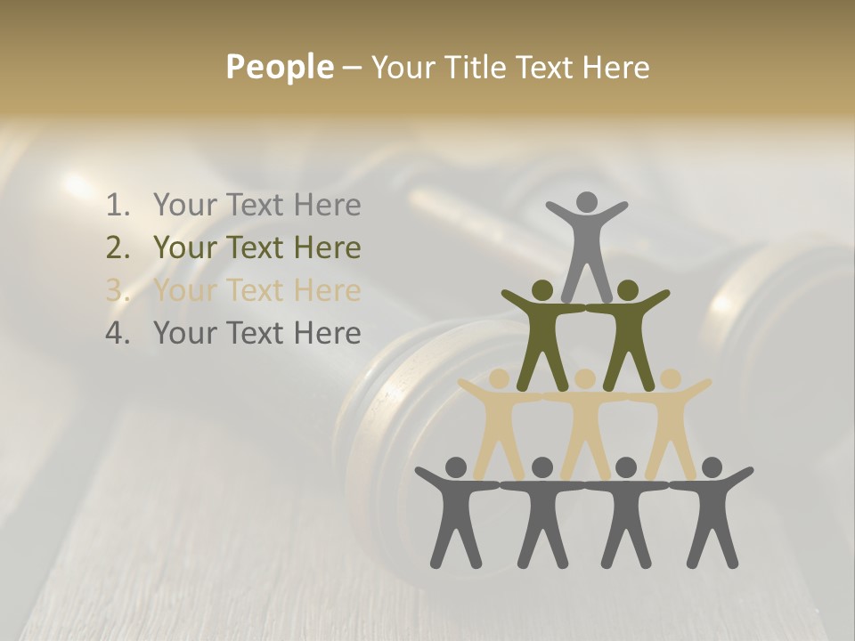 Closeup Metallic Equipment PowerPoint Template