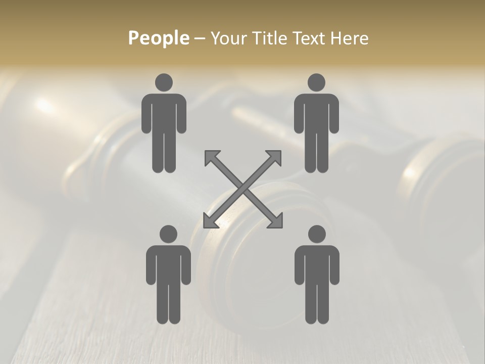 Closeup Metallic Equipment PowerPoint Template