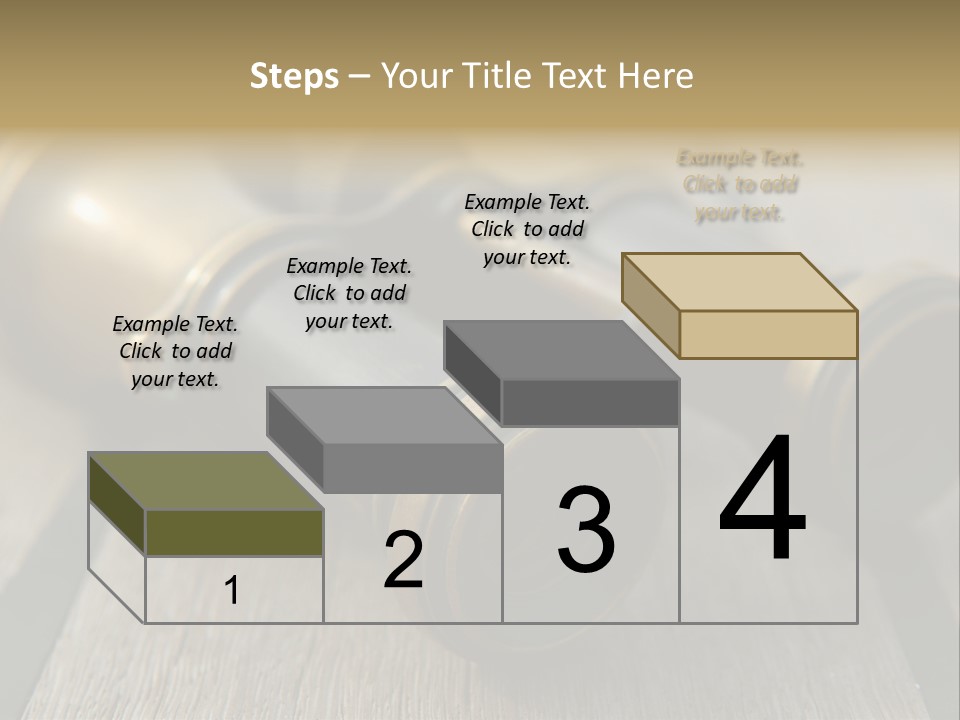 Closeup Metallic Equipment PowerPoint Template