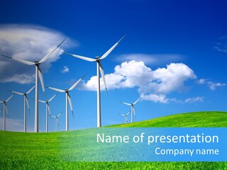 Alternative Climate Electric PowerPoint Template