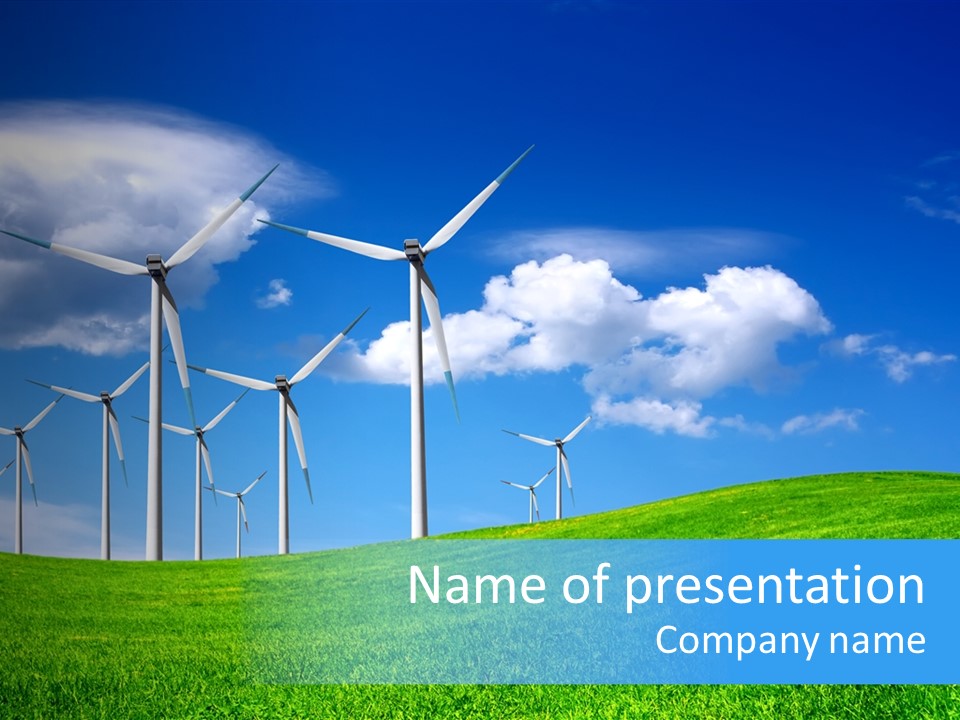 Alternative Climate Electric PowerPoint Template