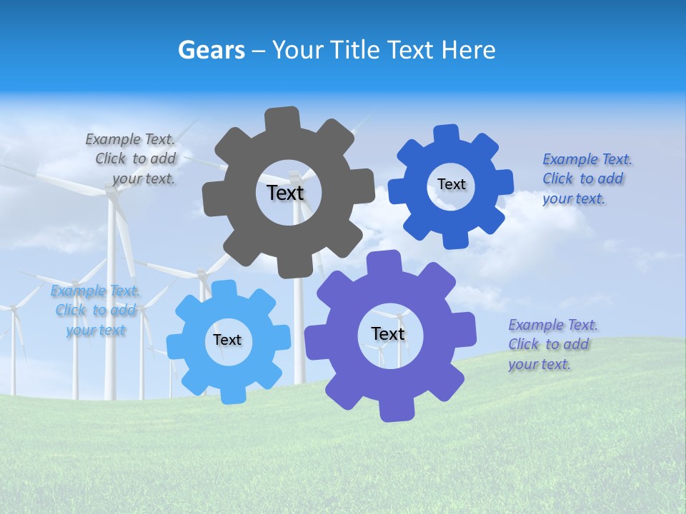 Alternative Climate Electric PowerPoint Template