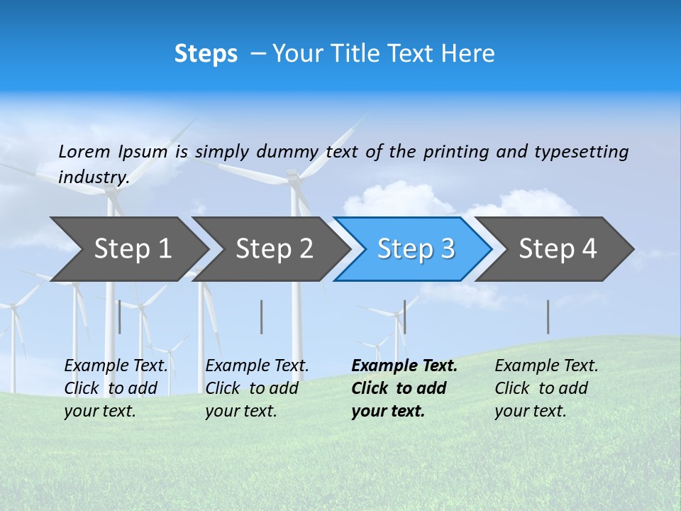 Alternative Climate Electric PowerPoint Template