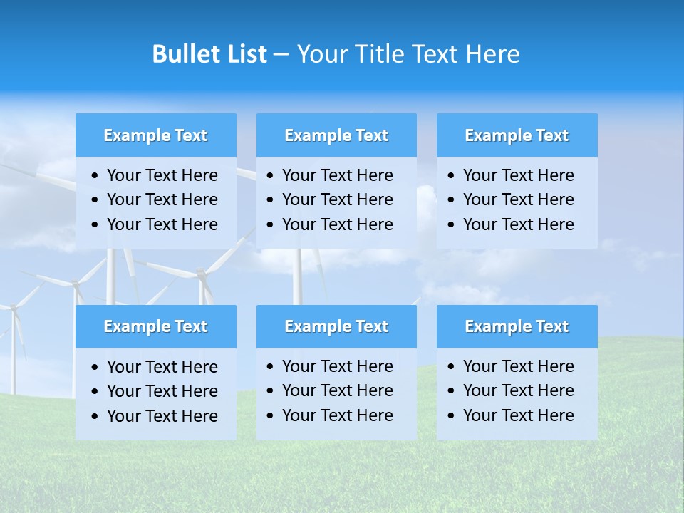 Alternative Climate Electric PowerPoint Template