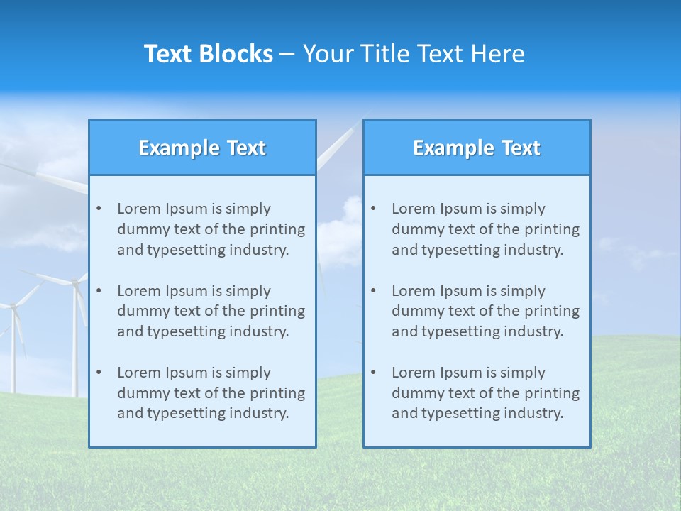 Alternative Climate Electric PowerPoint Template