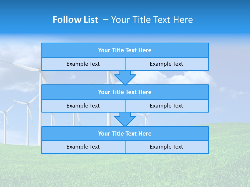 Alternative Climate Electric PowerPoint Template