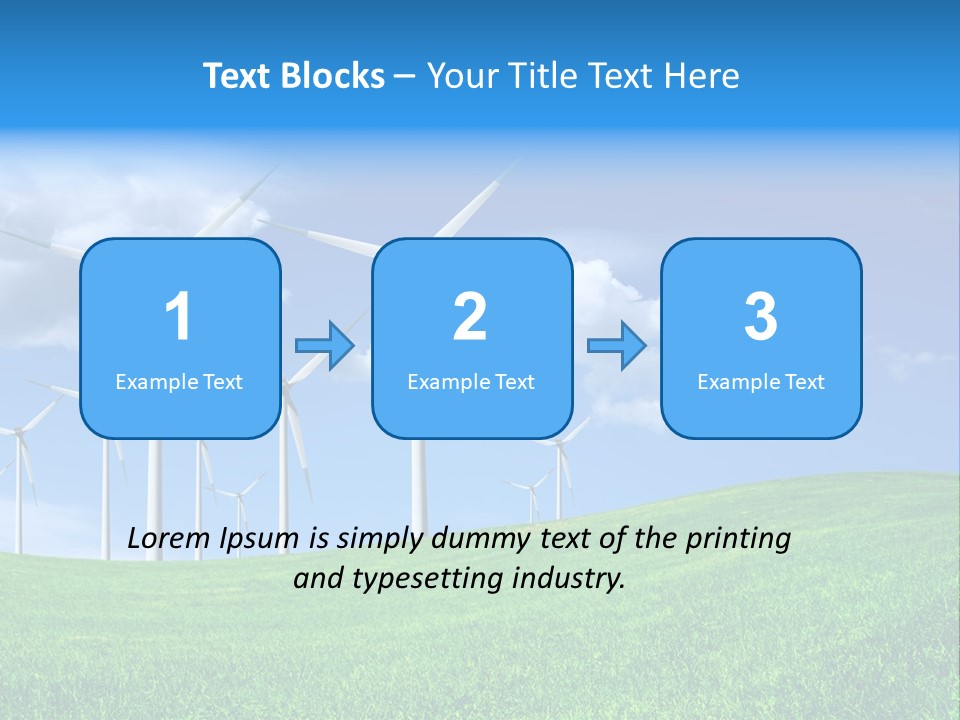 Alternative Climate Electric PowerPoint Template