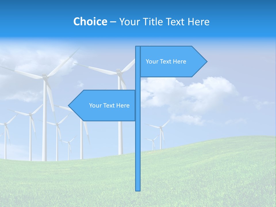 Alternative Climate Electric PowerPoint Template