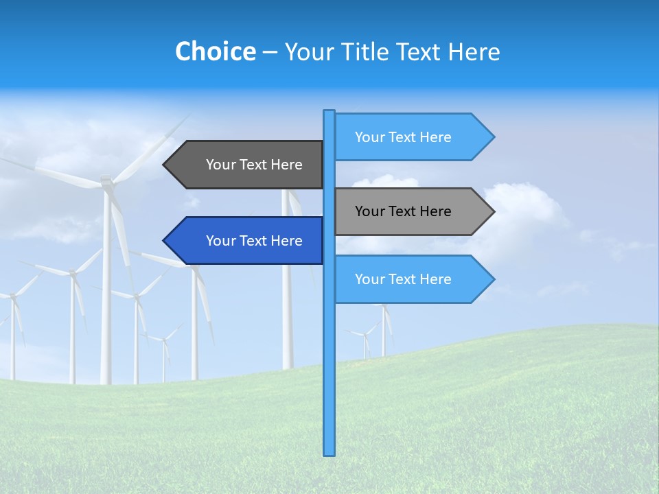 Alternative Climate Electric PowerPoint Template
