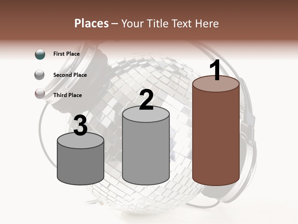 Disco Nightclub Glass PowerPoint Template